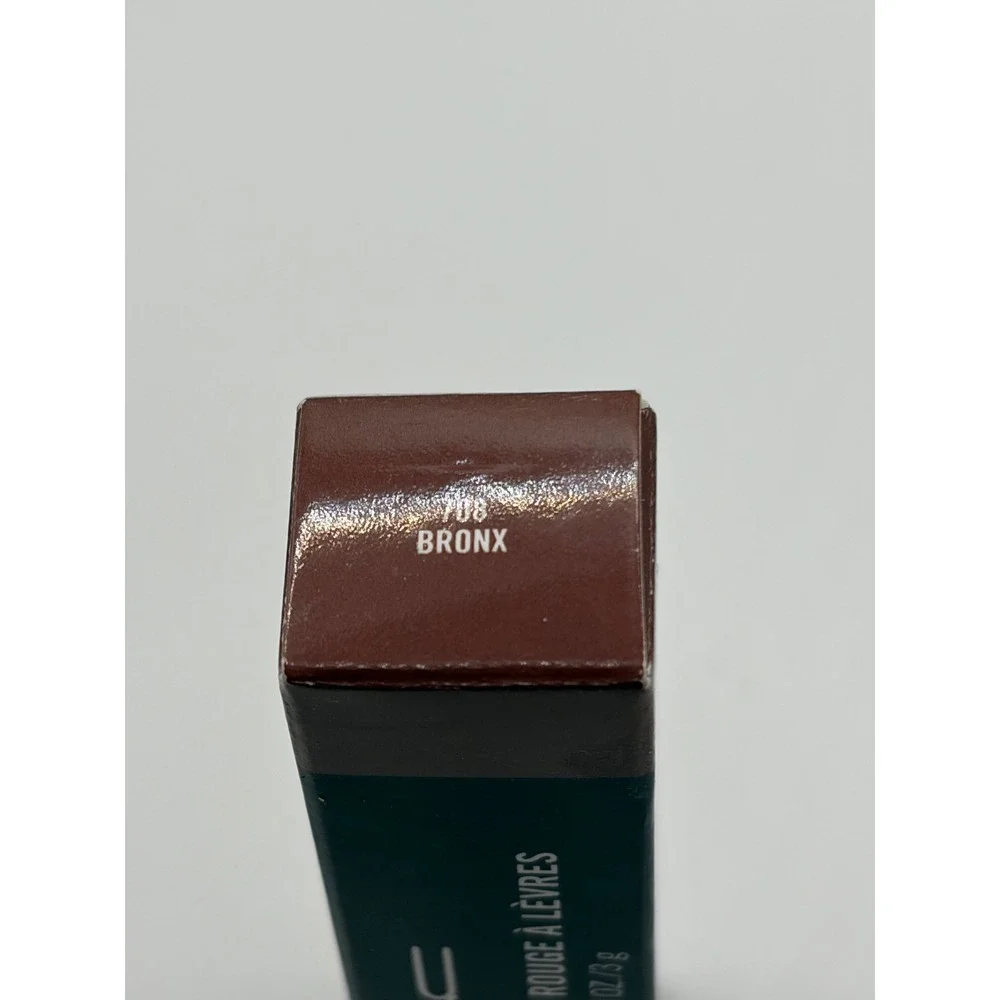 MAC Retro Matte Lipstick 708 Bronx Muted Taupe Brown 0.10oz New in Box